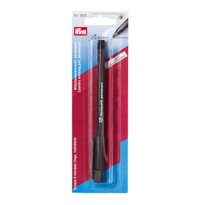 PRYM LAUNDRY MARKING PEN PERMANENT BLACK