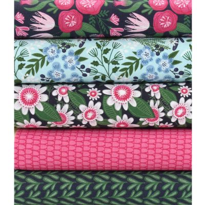 FABRIC - GARDEN PARTY 110CM X 10MT 100% COTTON