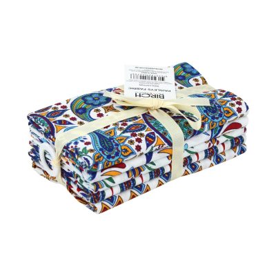 BIRCH FABRIC - PAISLEYS FAT QUARTER 100% COTTON