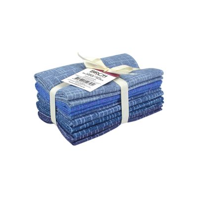 BIRCH FABRIC LINEN LOOK BLENDER BLUES FQ