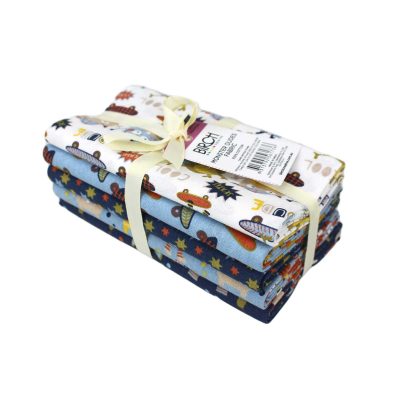 BIRCH FABRIC-MONSTER DUDES FAT QUARTER 100% COTTON