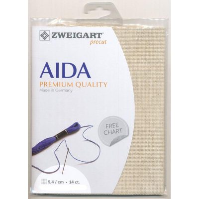 ZWEIGART PRECUT 14CT RUSTICO AIDA 36X48CM