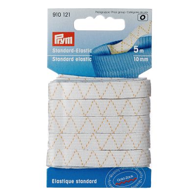 PRYM STANDARD-ELASTIC 10 MM WHITE