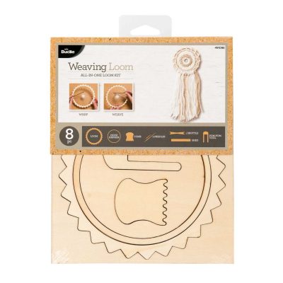 BUCILLA ALL IN ONE CIRCLE LOOM TOOL KIT 8PC