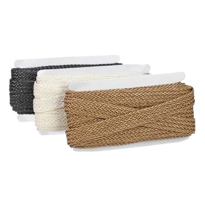 BRAID TRIM WOVEN FAUX LEATHER 2.5CMX13.7M