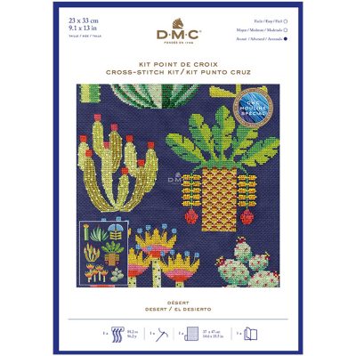 DMC CROSS STITCH KIT - DESERT 14CT 23X33CM