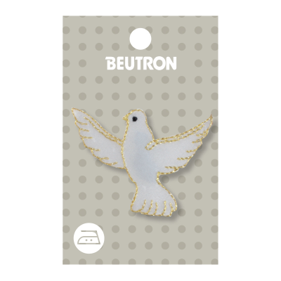 MOTIF IRON-ON DOVE 3PK