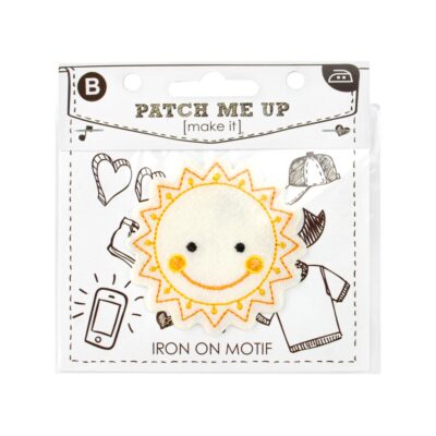 MOTIF IRON-ON ENVIRO SUN 3PK