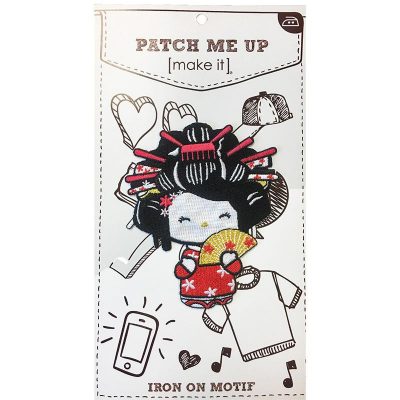 MOTIF IRON-ON JUMBO GEISHA 3PK