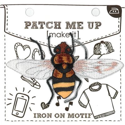 MOTIF IRON-ON BEE 3PK