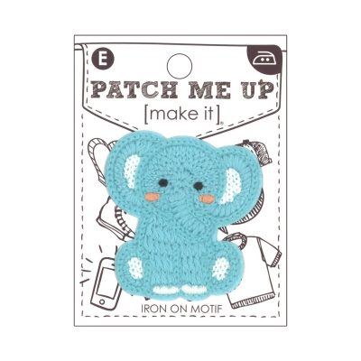MOTIF IRON-ON ELEPHANT 3PK