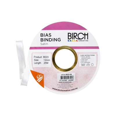 BIAS BINDING SATIN 12MMx25MT
