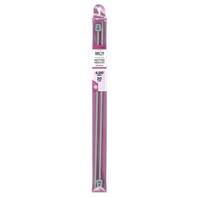 BIRCH KNITTING NEEDLE PREMIUM 30CM 4.00-5.00MM