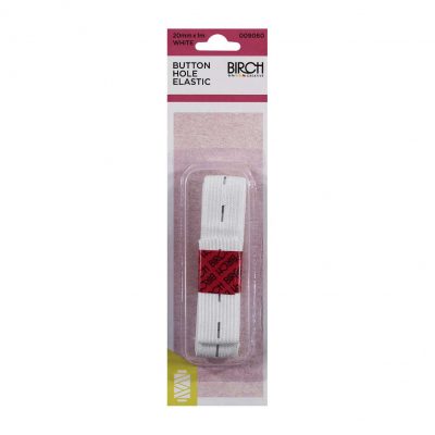 ELASTIC BUTTON HOLE 20MM X 1MT