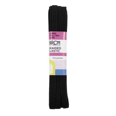 ELASTIC BRAIDED HANK 6MM X 15MT