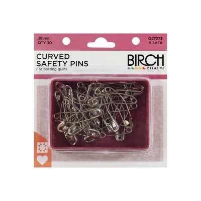 SAFTY PINS - CURVED 38MM QTY 30 Q57273
