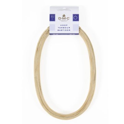 DMC OVAL PINE HOOP 12.5 X 20CM