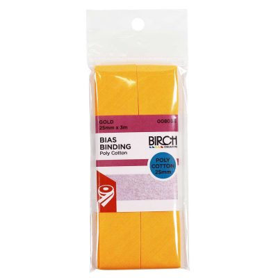 BIAS POLYCOTTON 25MMx3MT PK