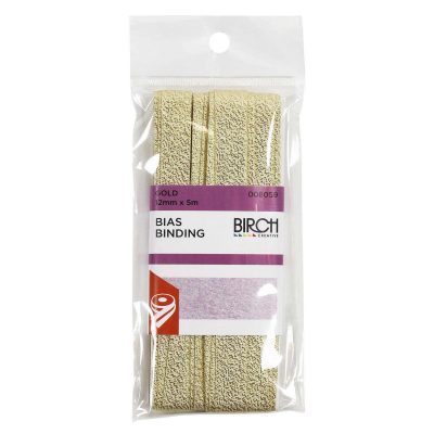 BIAS BINDING METALLIC 12MM X 5MT