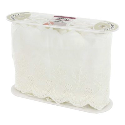 LACE CAMBRIC 175MM X 13.7MT - WHITE