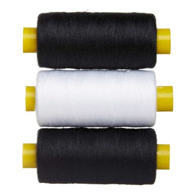 THREAD 3ON 500 MT - BLACK/WHITE/BLACK