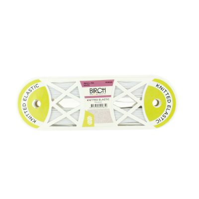 ELASTIC KNITTED 38MMx15MT - WHITE