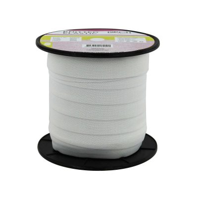 ELASTIC KNITTED 12MMx100MT - WHITE