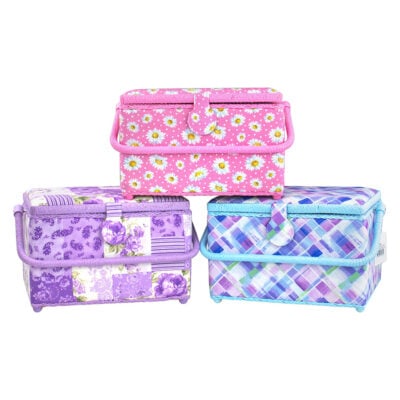 BIRCH SEWING BASKET LARGE RECTANGLE 29X18X21.5CM
