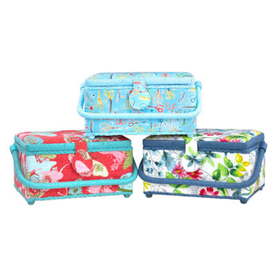 BIRCH SEWING BASKET SMALL RECTANGLE