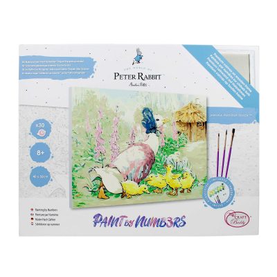 CRAFT BUDDY PETER RABBIT CRYS ART PNT BY NUM 40X50