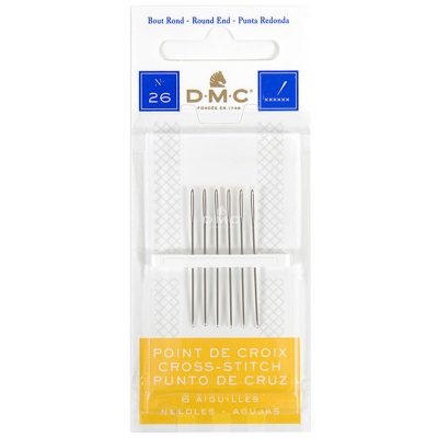 DMC 6PK CROSS STITCH NEEDLES BOX OF 12