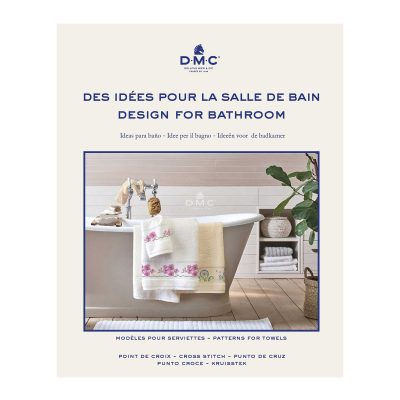 DMC CROSS STITCH BOOK - DESIGNS FOR  BATHROOM 40PG