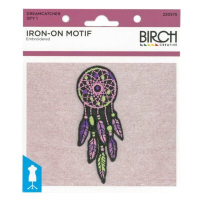 MOTIF IRON-ON EMBROIDERY 9CM