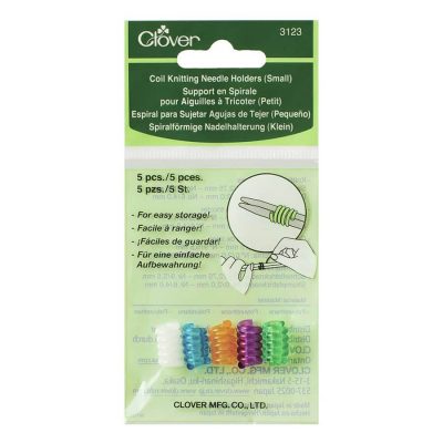 CLOVER COIL KNITTING NEEDLES HOLDERS SMALL 3123