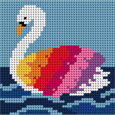 SWAN TAPESTRY KIT 11X11CM