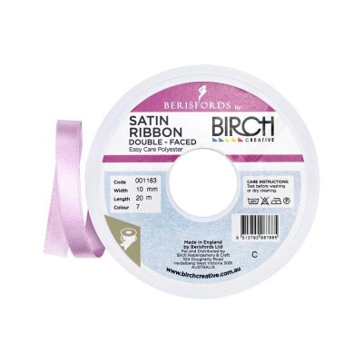 RIBBON POLY SATIN DOUBLE SIDED 10MMx20MT
