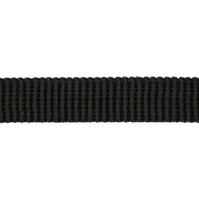 ELASTIC RIBBED BAT 20MMx15MT - BLACK