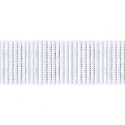 ELASTIC RIBBED BAT 32MMx10MT - WHITE