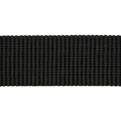 ELASTIC RIBBED BAT 38MMx10MT - BLACK