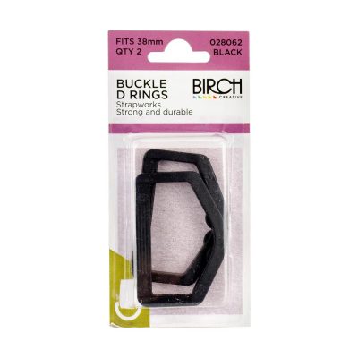 BUCKLE D RING 38MM 2 ON