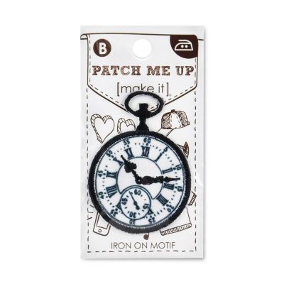 MOTIF IRON-ON POCKET WATCH 3PK