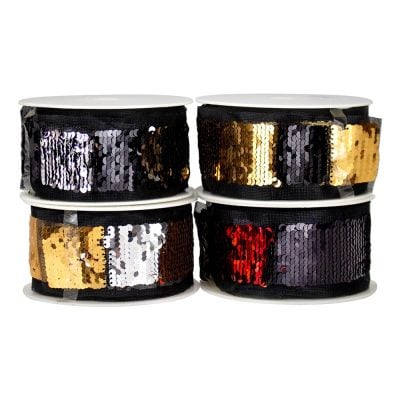 SEQUIN GALON REVERSIBLE 40MMX6.5M