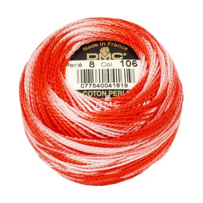 DMC PERLE NO.8 -BALLS 116.8 BX10 X 80MT