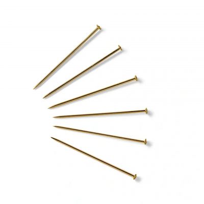 PRYM BRASS PINS SILVER COLOUR 26 x 0.65MM 500G