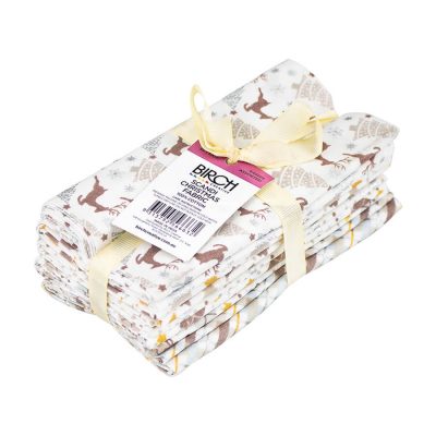BIRCH FABRIC-SCANDI CHRISTMAS FAT QTR 100% COTTON