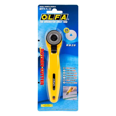 OLFA 28MM QUICK CHANGE ROTARY CUTTER RTY-1/C