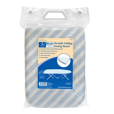 IRONING BOARD PLASTIC & CHROME 80x30CM