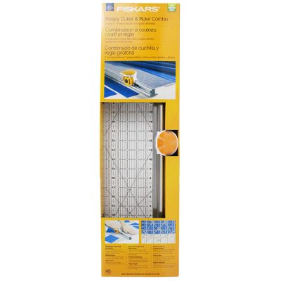 FISKARS ROTARY RULER COMBO (6X24")