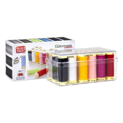 GUTERMANN SEWING THREAD BOX 18 100MT SEW-ALL