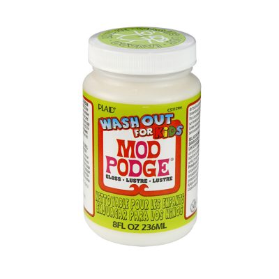 PLAID MOD PODGE KIDS WASH OUT 8 OZ